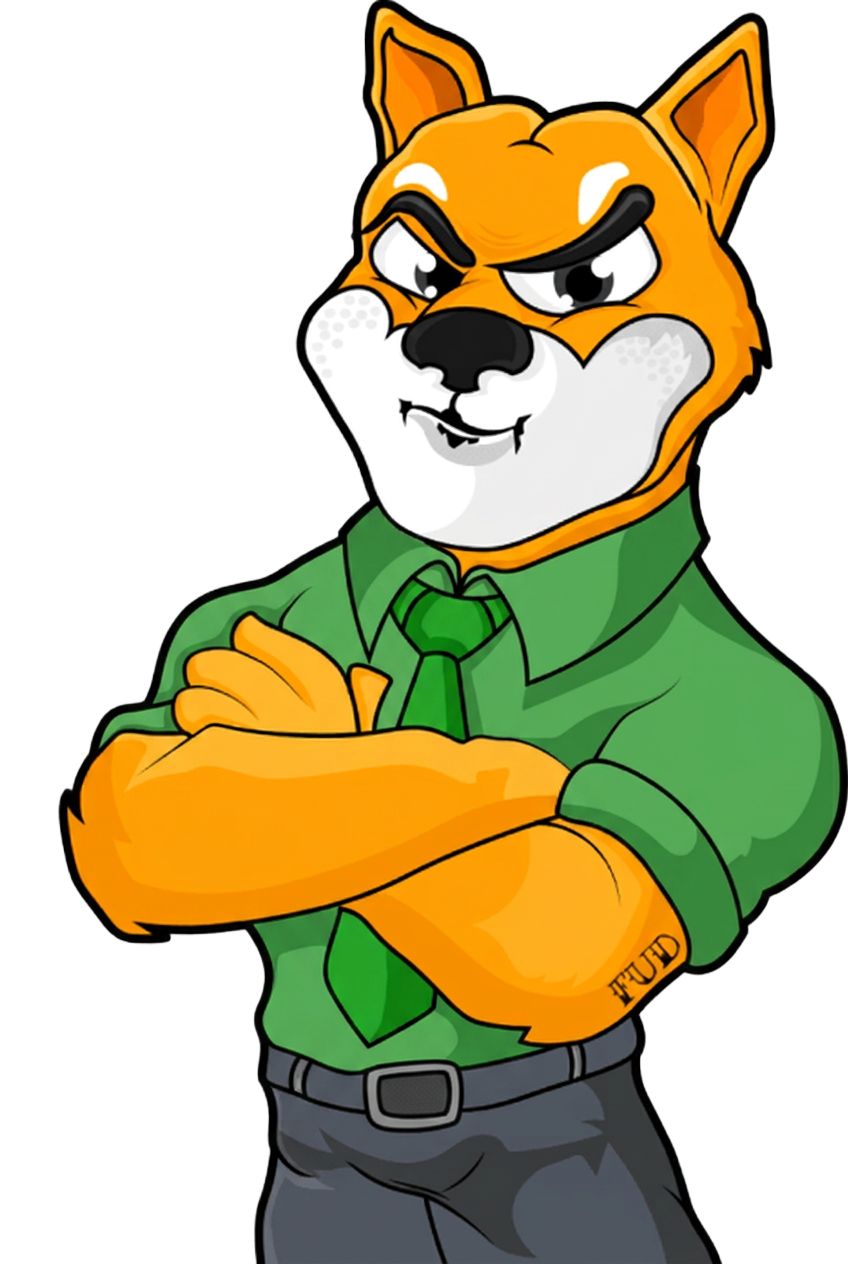 Hood Inu mascot illustration